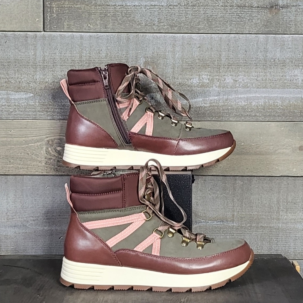 Alex Marie Suede Nubuck Thayla Hiker Sneaker Booties